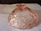 Pink Holiday Buttons and Bowl Sugar Bowl Lid Only Depression Glass