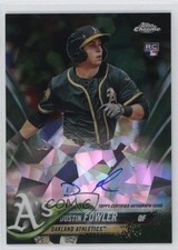 2018 Topps Chrome Sapphire Edition Green /50 Dustin Fowler #AC-DF Auto 12i0