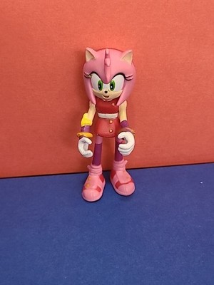  Amy Rose Sonic The Hedgehog 3'' Action Figure Tomy Sega