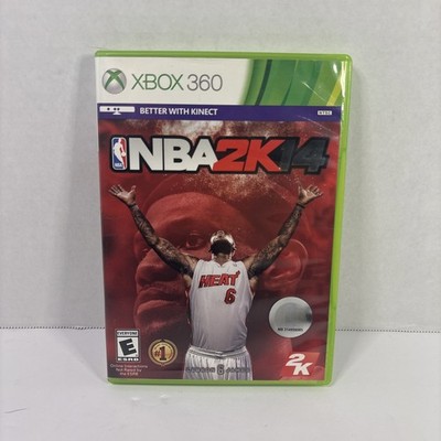 NBA 2K14 Xbox 360 Microsoft 2013 Basketball Video Game LeBron James Cover CIB