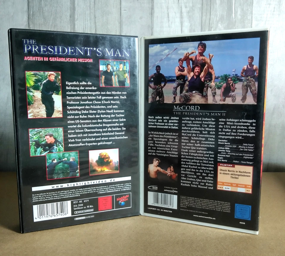 McCord The President's Man 1 + 2 - VHS Video Kassetten - Grossbox #K - Bild 2 von 4
