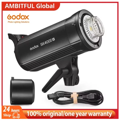 GODOX SK400II-V 400Ws Bowens Mount Photo Studio 5600K Built-in LED Modeling Lamp - Bild 1 von 4