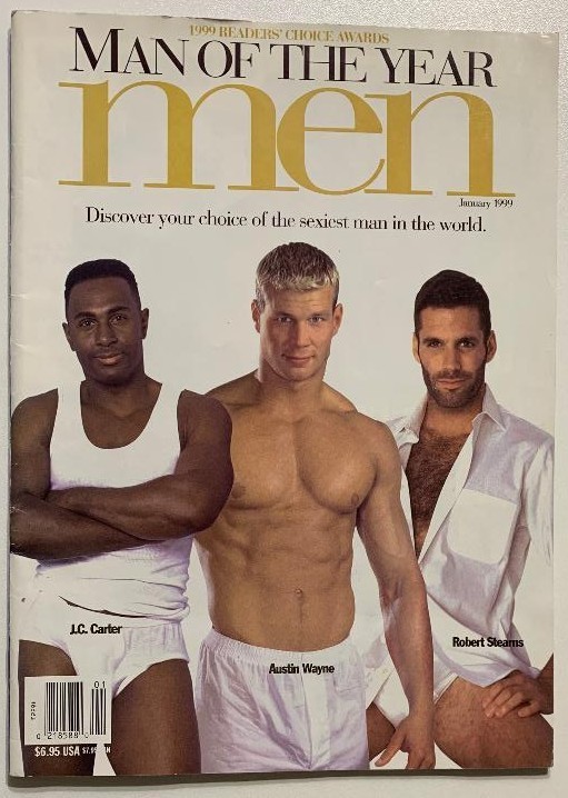 Advocate men Magazine - January 1999 - Man of the Year Issue - Vintage Magazine