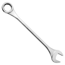 2-3/16 In. 12 Point Combination Chrome Wrench