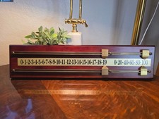 Vintage Wooden Snooker Billiards Scoreboard