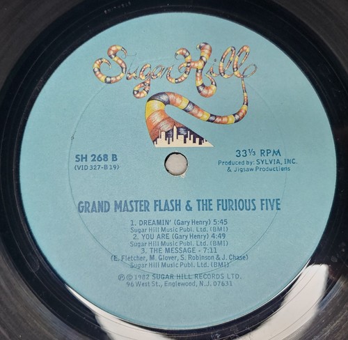 Grandmaster Flash & The Furious Five - The Message (1982) Vinyl Record Album VG+ - 第 6/9 張圖片