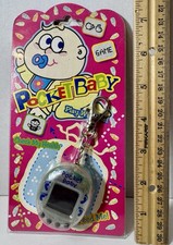 RARISSIMO Vintage 1997 Pocket Baby Virtual Pet Trasparente RICAMBI/Riparazione