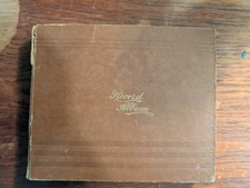 Vintage 50s 45 rpm Binder with 12 7" records from 1950s