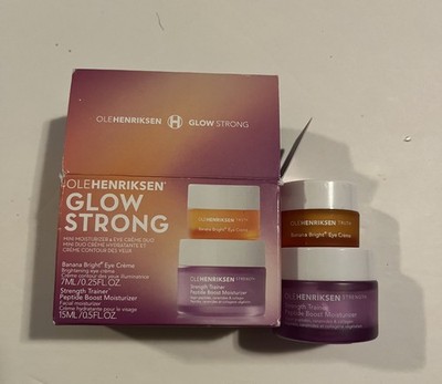 NIB Ole Henriksen GLOW STRONG Set Strength Trainer & Banana Bright Eye Duo