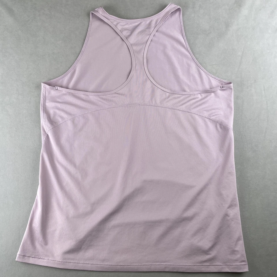 Camiseta sin mangas Nike Dri-FIT para mujer XL púrpura espalda deportiva gimnasio CZ6484-576 Foto 3 de 4