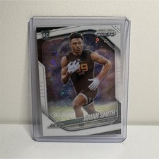 2025 Panini Prizm Rookie Disco Prizm Arian Smith #391 New York Jets