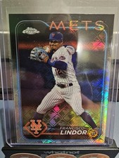 2024 Topps Chrome Logofractor Edition - Francisco Lindor #137