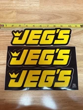 3 - JEGS Racing DECALS STICKERS nhra drags Offroad nmra pulling hotrods
