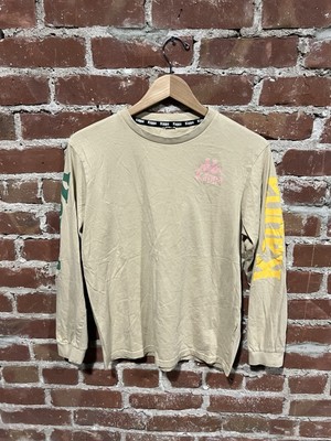 Kappa Womens Green Long Sleeve Graphic T-shirt Size Medium