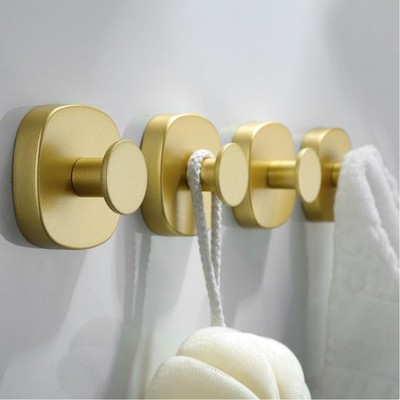 Towel Holder No Drilling, Pack of 4 Stainless Steel Towel Holders for Bathroo...