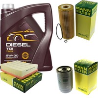 Mann Inspektionspaket 5L Mannol Diesel TDI 5W-30 FüR VW Passat Variant 1.9