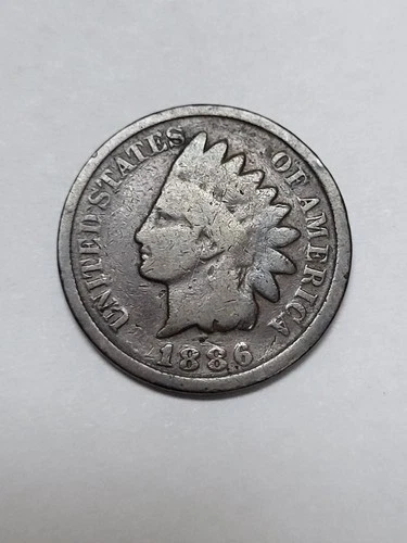 1886 Indian Head Cent CHEAP Type Two variety