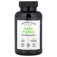 Crystal Star Parasite Purge 60 Veggie Caps Gluten-Free, GMP Quality Assured,