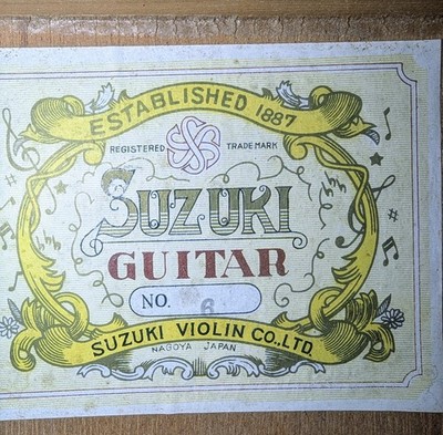 希少　ジャパン・ビンテージ エレアコ　Grand-Suzuki WE-30R Suzuki 6 String Classical Guitars for sale | eBay