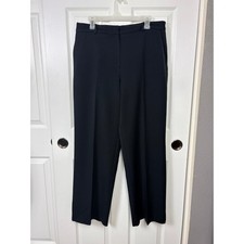 Oscar De La Renta Women's Black Dress Pants Straight Leg Size 12