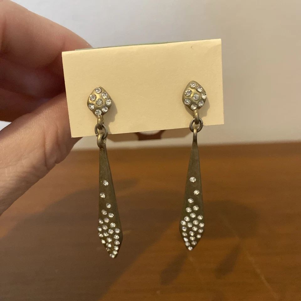 Kenneth Cole New York Gold-Tone Pave Geometric Stick Drop Earrings & bracelet  - Image 2 of 4