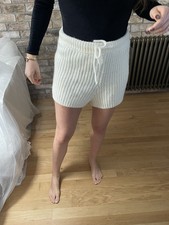 4th & Reckless Open Chunky Knit Shorts. Cream. Size 10. Good condition. Eu 38