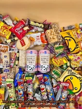 1 Full Size Snack & Drink 60 Exotic Japanese Korean Asian Snack Box Candies