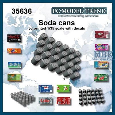 FC MODEL TREND FCMT35636 Soda cans