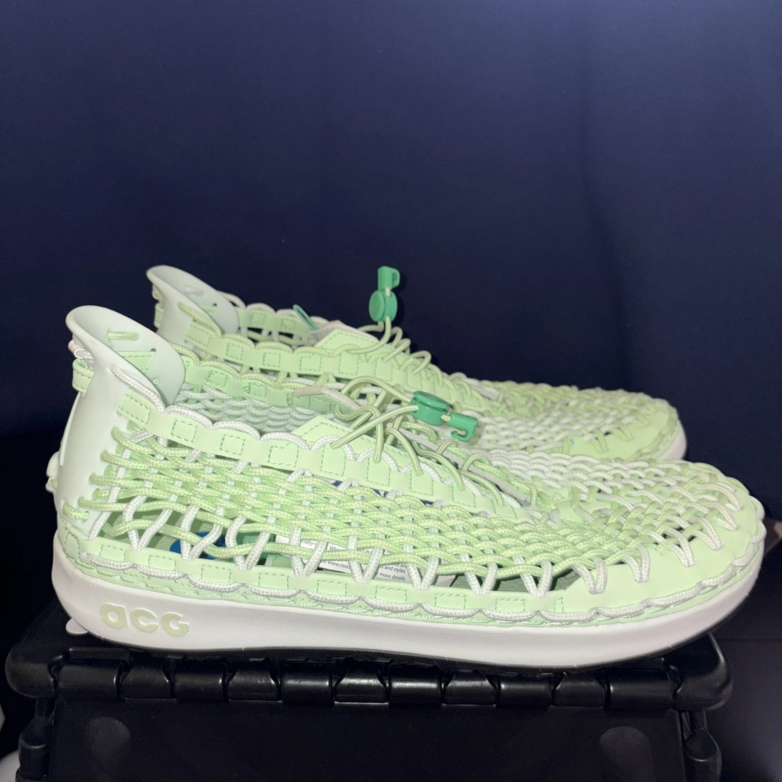 Nuove scarpe Nike ACG Watercat + sandali Aqua verde vapore (FN5202 300) taglia 10