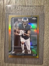 2025 Topps Chrome Football DeVonta Smith Football Gold  /50 Eagles