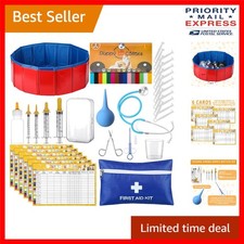 All-in-One Puppy Kitten Care Set - 57 Piece Whelping Kit with Feeding Tools