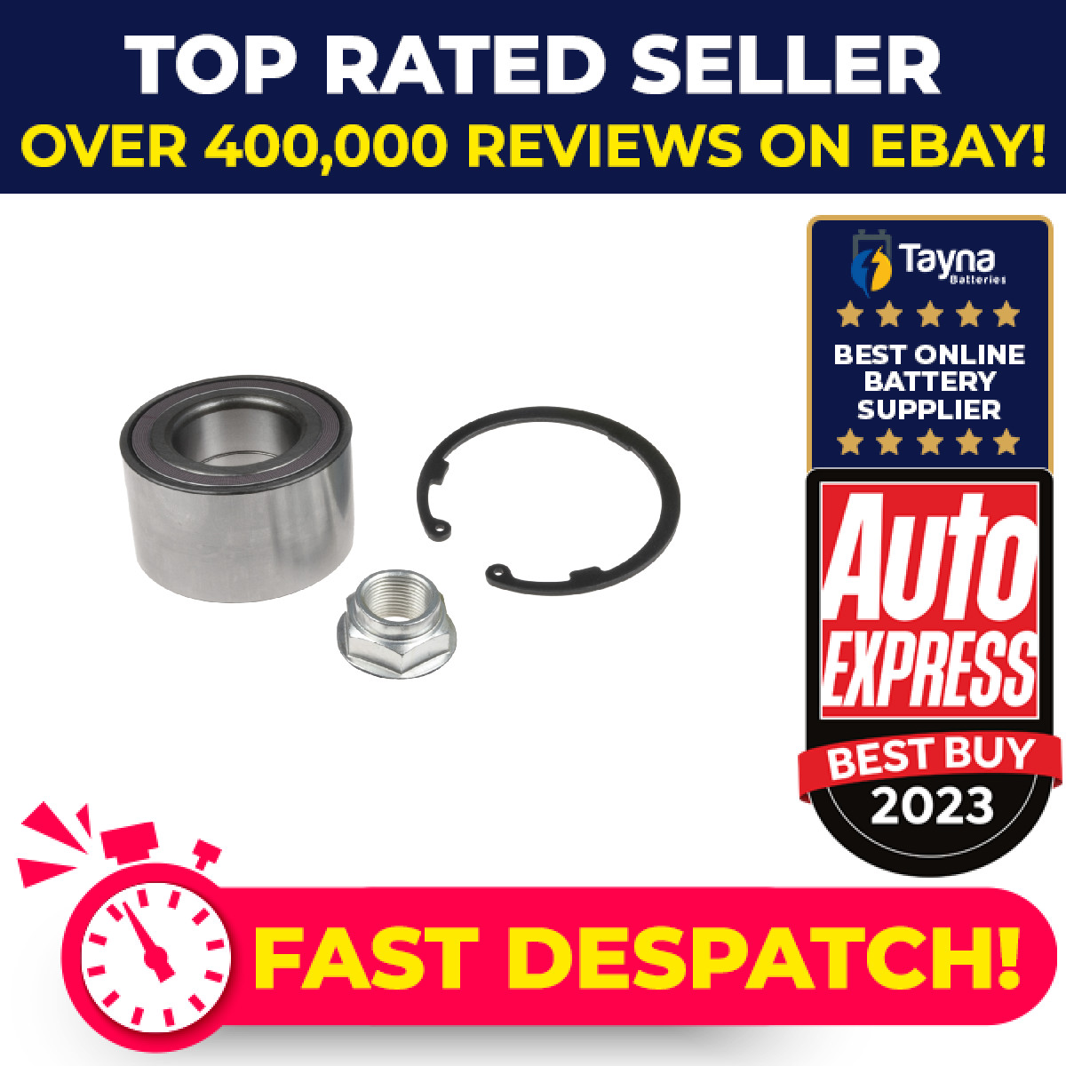 Wheel Bearing Kit fits MAZDA 3 BK, BL 2.0 Front Left or Right 03 to 14 BBM233047