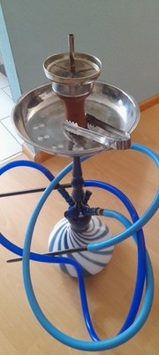 Shisha Kaya Blau Weiß