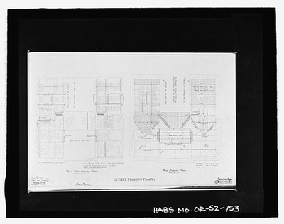 #ad 153. Extension U.S. P.O. amp; Court House Portland Oregon Drawing No. 64 $12.99