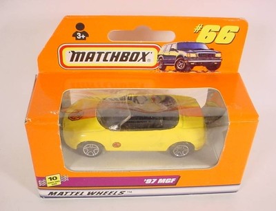 MATCHBOX # 66 YELLOW MGF 1.8L MB66-I1