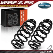 2x Rear Left & Right Coil Springs for Toyota	RAV4 2006-2018 2.4L 2.5L 3.5L SUV