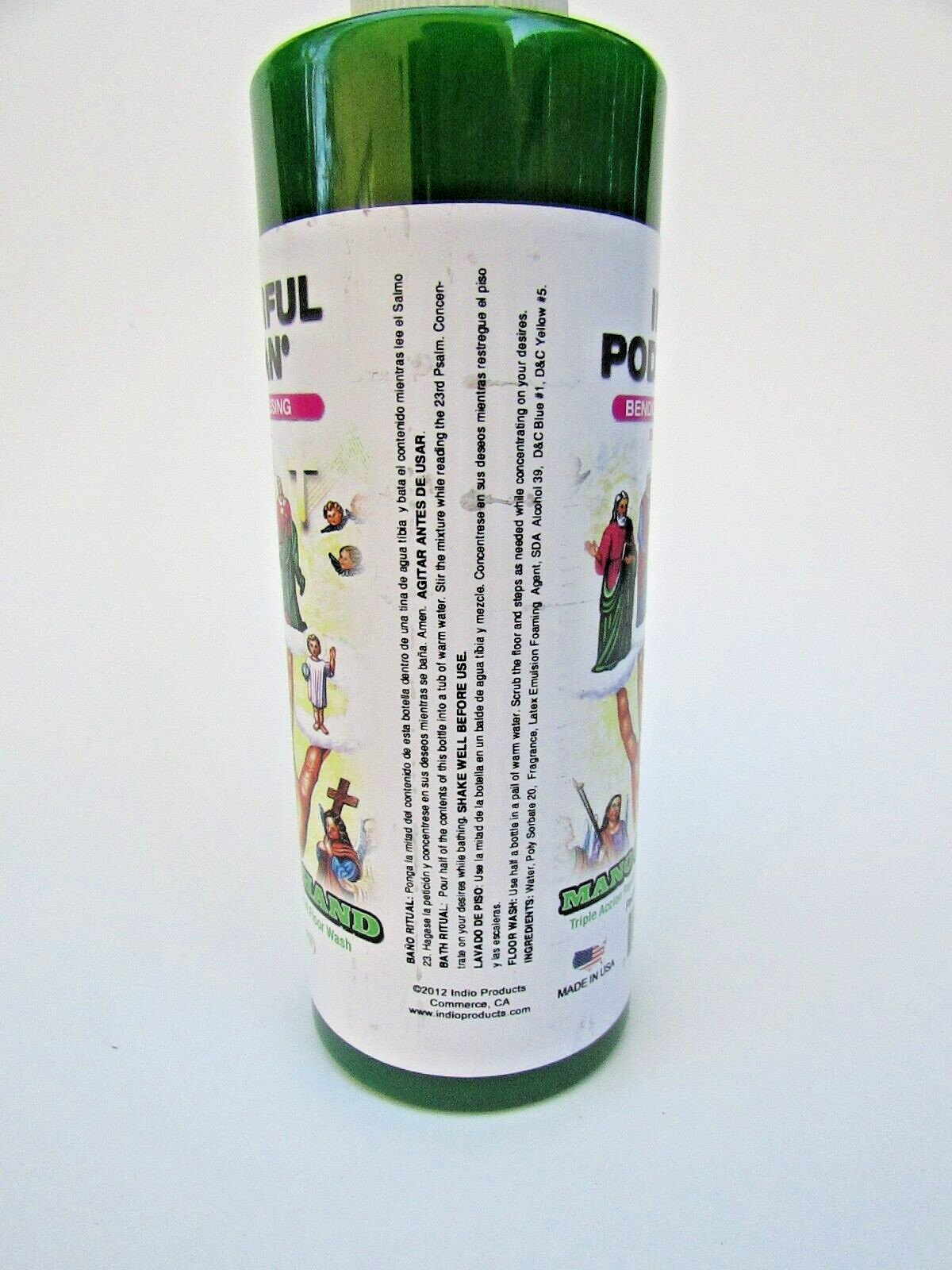 MANO PODEROSA Bano Y Lava Piso / Powerful Hand Spiritual Bath & Floor Wash 8 oz