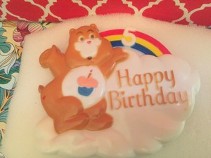 Vintage Care Bear Cake Topper Dial Age From 1 6 1984 Wilton Ebay