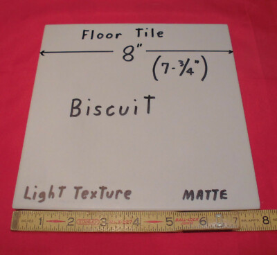 1 pc. *Biscuit Color* Porcelain-Ceramic Floor Tile: American Olean 8'' X 8'' NEW