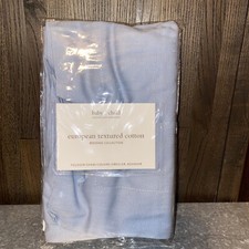 Restoration Hardware Baby Child Textured Cotton Sham Marine Light Blue Standard