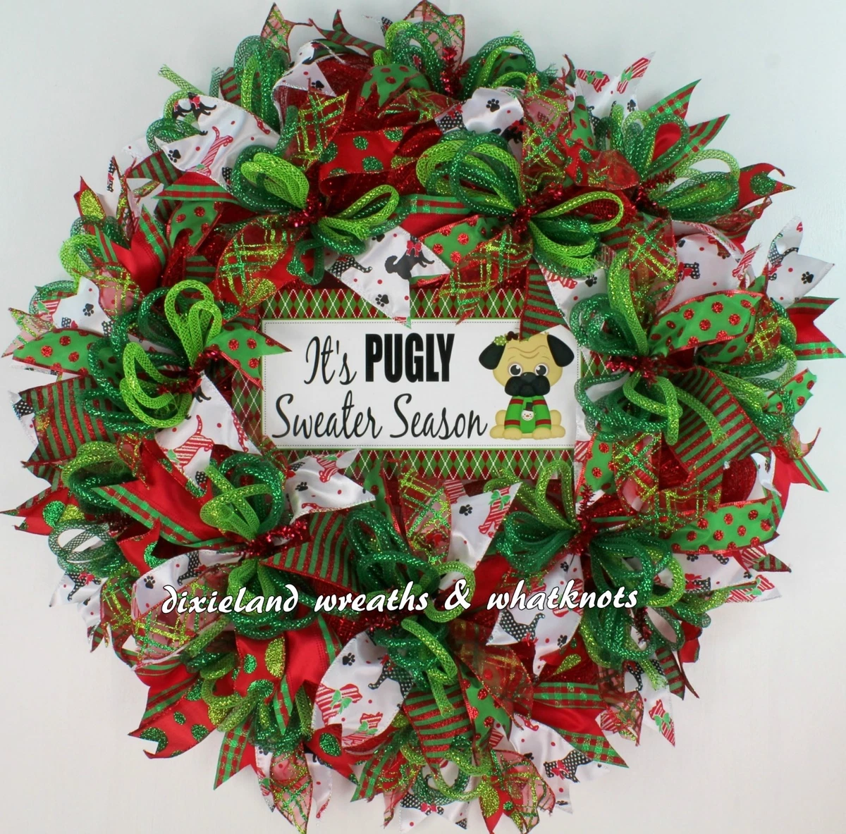Ugly sweater wreath cheap