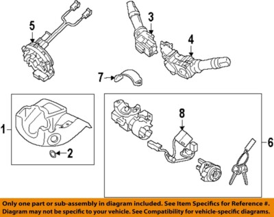 KIA OEM 10-18 Forte Koup Shroud, Switches Levers-Lock Assy Clamp 819182H000