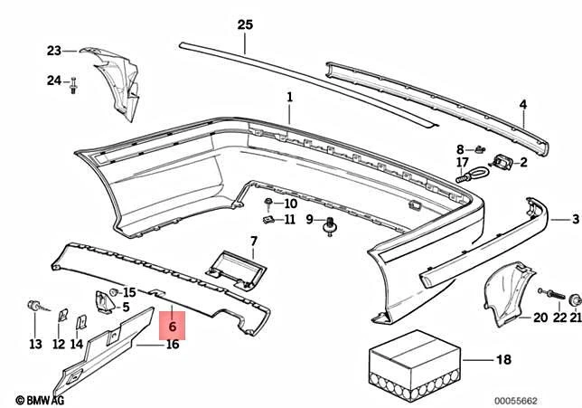 Genuine BMW E36 323i 325i 328i Cabrio Coupe Sedan Wagon Trim Panel 
