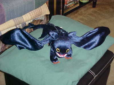 Realistic Night Fury Dragon Stuffed Animal 24