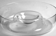 Princess house crystal heritage chip and dip server