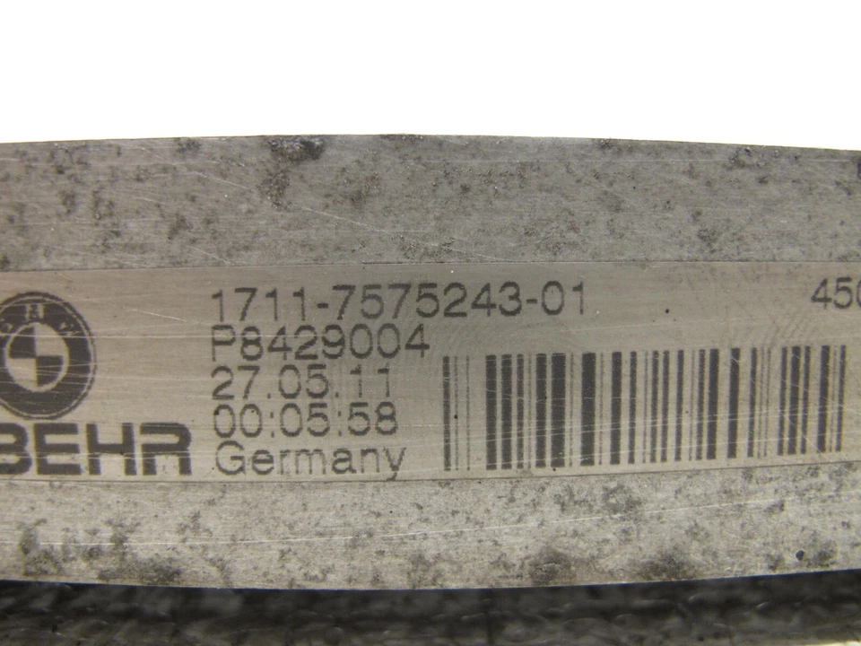 11-19 BMW F10 535i 640i xDRIVE 3.0 TRANSMISSION OIL COOLER RADIATOR OEM 031224 - Image 4 of 4