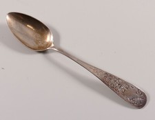 Tee- L&ouml;ffel Silber 800 deutsch floral ziseliert