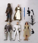 Kenner Star Wars Power of the Force II 3.75" Figure Lot of 5 Leia Luke Han Ben