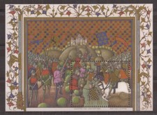 Belgium - Sheet - 2002 - COB BL96** - SCOTT 1924 - BATTLE SCENE - MNH -