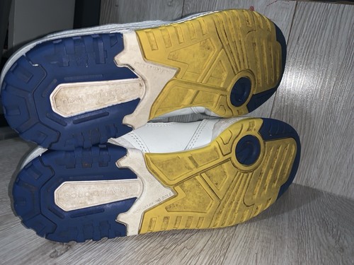 Scarpe da ginnastica New Balance 550 - Bianco/Giallo/Blu - Taglia 6,5 - Foto 11 di 12